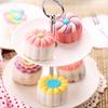 5/6Pcs Mooncake Mould Hand-Pressure Square/Flower/Fan Shaped Cookie Mold DIY Pastry Tool for Mid-Autumn Festivals Decoration
