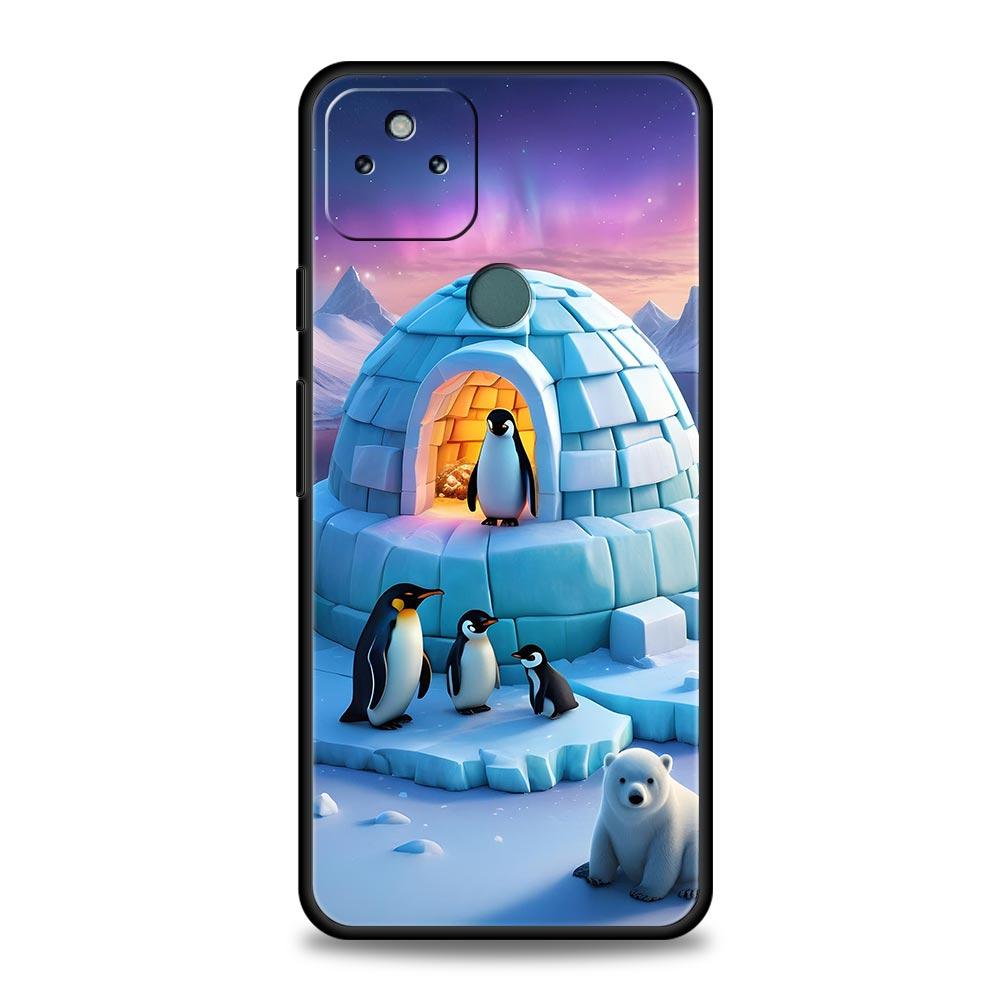 Luxury Pudgy Penguins Art Phone Case Cover for Google Pixel 10 9 8 7 6 9A 8A 7A 6A Pro Shockproof Soft TPU 9 Pro XL Shell Capas