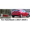 Car ABS Chrome Cover Trim Back Tail Rear Fog Light Lamp Frame Stick Panel For Mazda 3 Mazda3 Axela M3 2014 2015 2016 2017