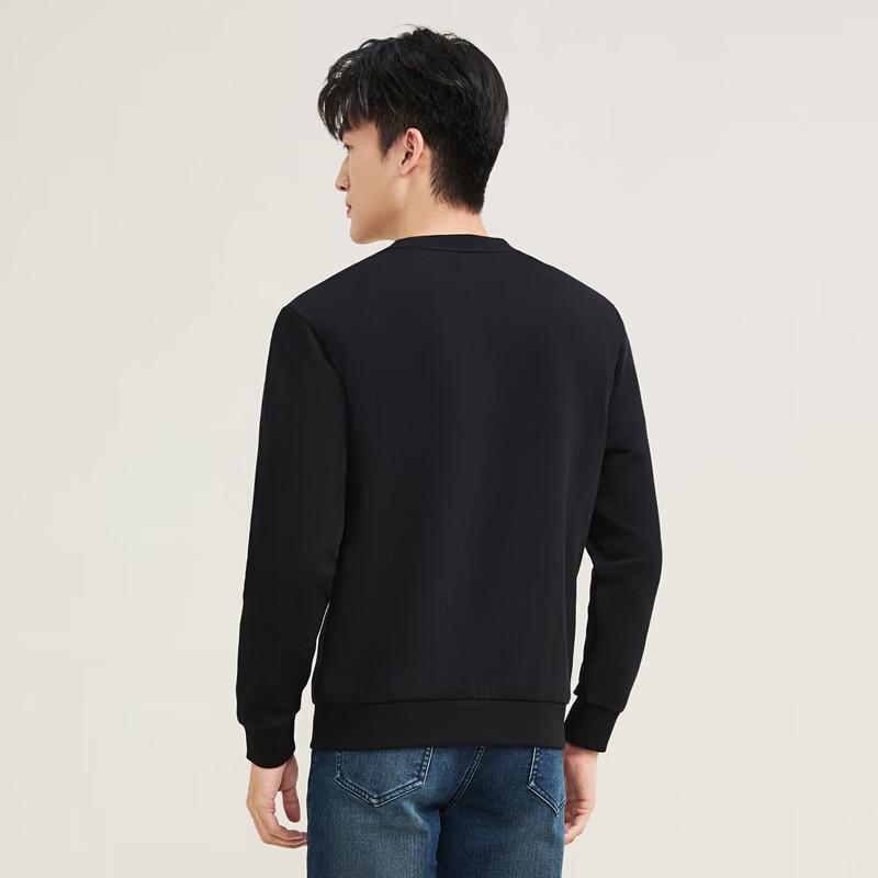 Septwolves Men's Xinjiang Cotton Round Neck Pullover Sweatshirt