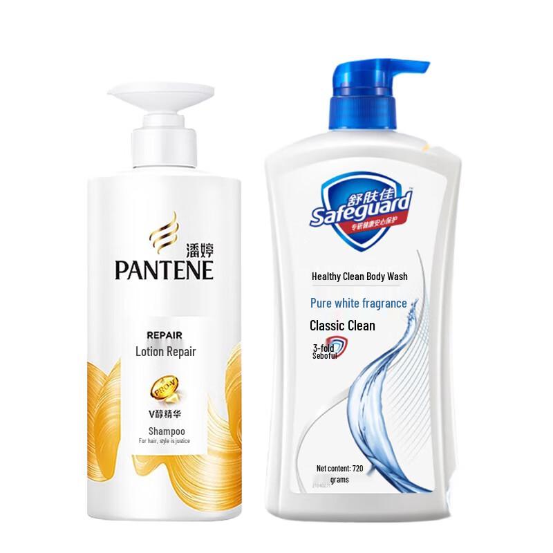 

Pantene Repair Shampoo & Classic Shower Gel Set