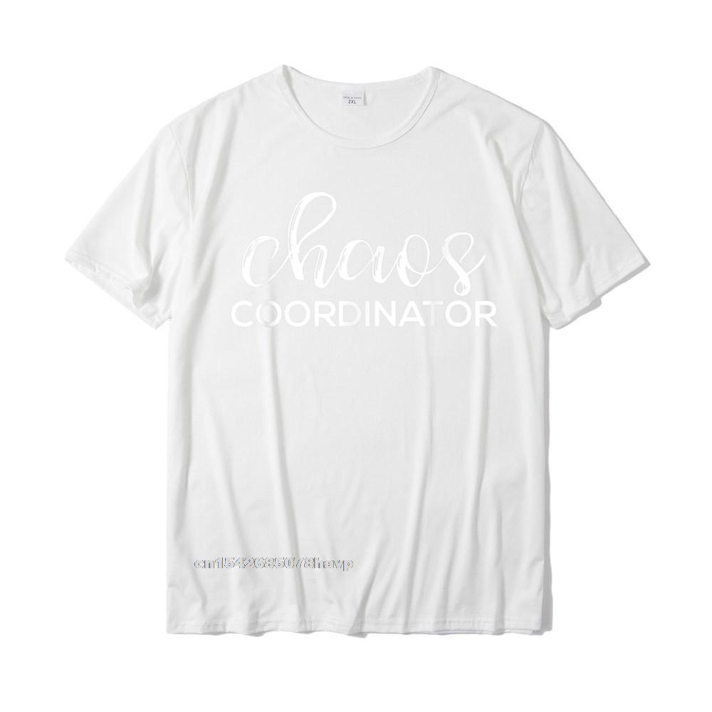 Chaos Coordinator Funny Printed Graphic Mom Babysitter Nanny TShirt Funny Unisexs Tops Shirts Top TShirts Cotton Printed On