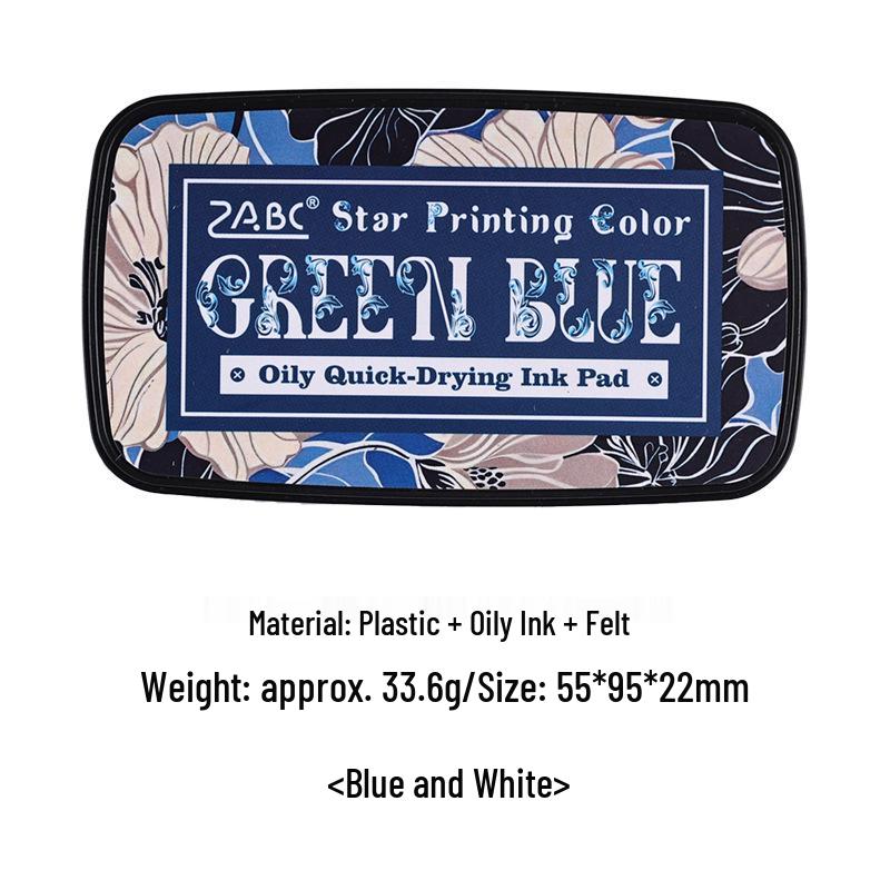 Retro Large Starry Sky Quick-Dry Oil-Based Ink Pad for Stamping and Fingerprints