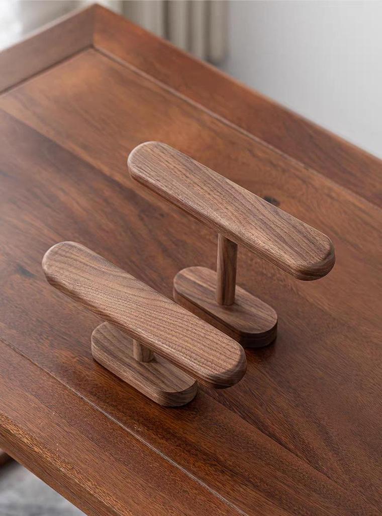Luxury Black Walnut Jewelry Display Stand for Watches, Bracelets, and Necklaces