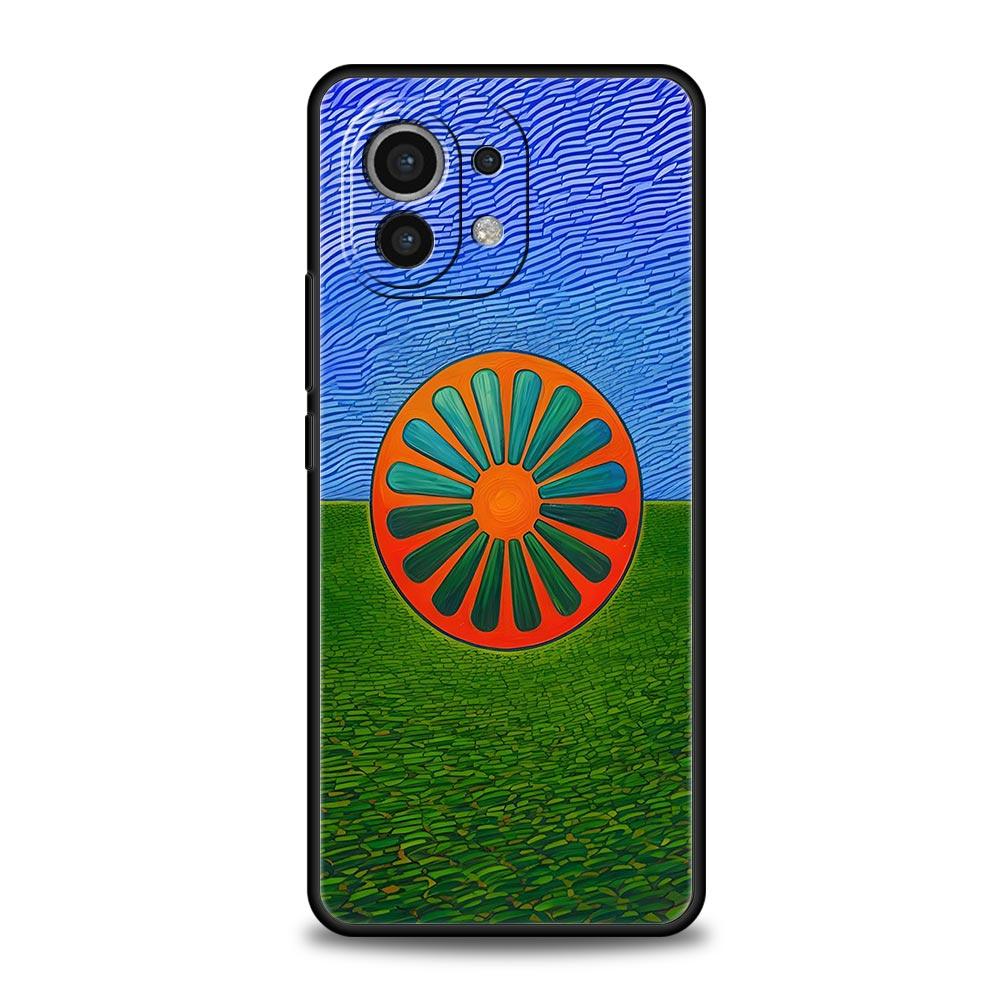 Phone Case For Xiaomi Mi 15 14 13 12 11 Lite 14T 13T 12T 11T Pro Poco X6 X5 X3 Pro F6 F5 F4 Gypsy Flag Sinti&Romanies Cover