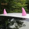 1 Pair Car Devil Horn Sticker 3D Automotive Roof Decoration Front Rear Bumper Guard Anti Collision Protector Waterproof Sunproof Universal Vehicle