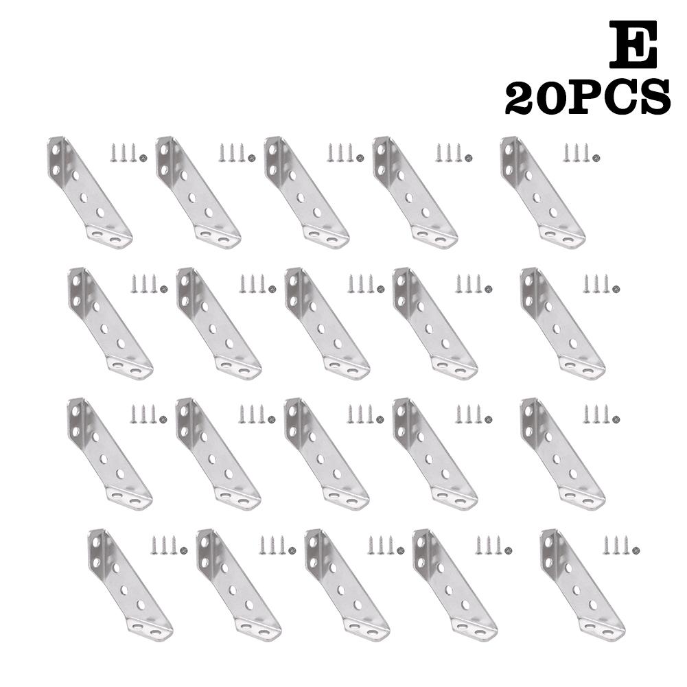 Stainless Steel Angle Corner Brackets Universal Furniture Corner Connector Brace Joint Fastener Cabinet Support Fixing Frame