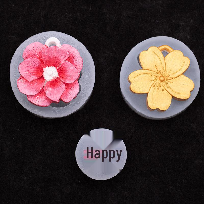 Sakura Anemone Silicone Mold for Epoxy, Plaster, Candle, and Soap Crafting