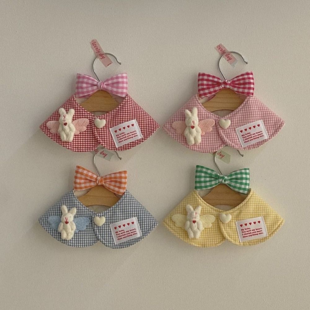 Lovely Cat Scarf Bowknot Pet Cloak Cute Pet Bibs Hair Clip Set Pet Party Supplies