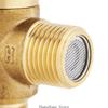 Precisions Temperature Stability DN15 Brass Thermostatic Valves Thermostatic Mixing Valves for Domestic Plumbing 3XUF