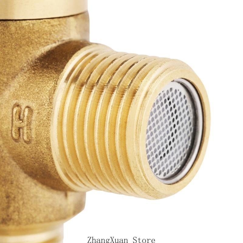 Precisions Temperature Stability DN15 Brass Thermostatic Valves Thermostatic Mixing Valves for Domestic Plumbing 3XUF