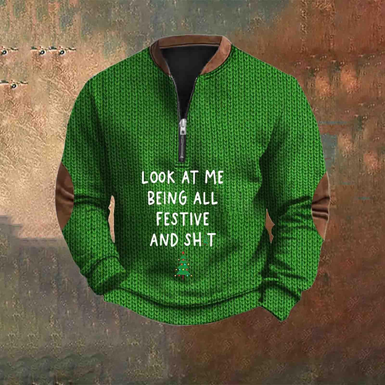 

Мужская повседневная толстовка в стиле ретро с градиентным принтом XL зелёный