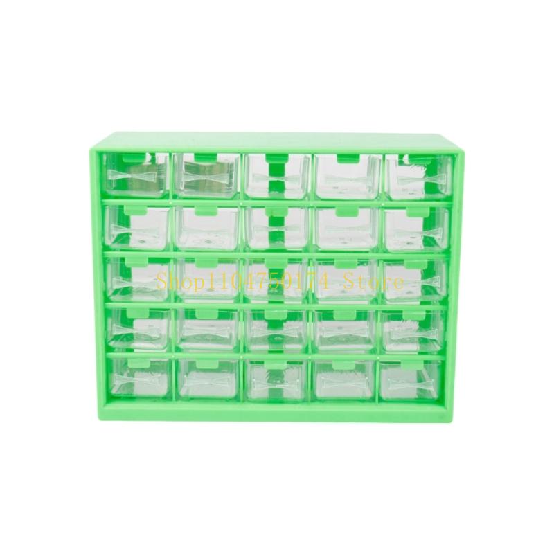 Model Stackable Clear Drawer Organizers 25 Compartments For Tool Hardware Accessories Easy Cleaning Designs top sale