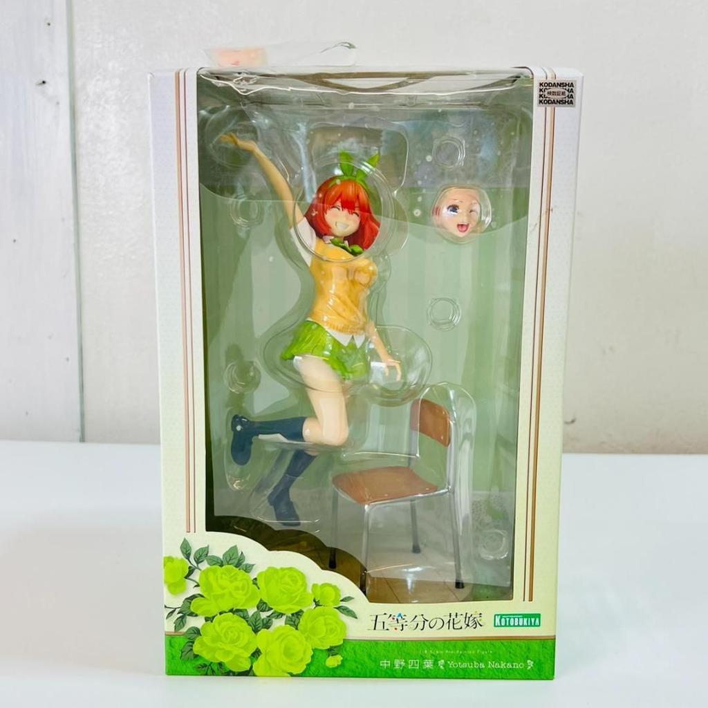 [USED] The Quintessential Quintuplets Nakano Yotsuba Figure Kotobukiya Kotobukiya Shop Exclusive Bonus: Comes with Full-Force Cheering Face Part