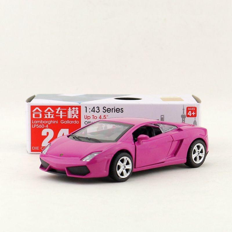

Gallardo Lp5604 143 Alloy Car Model With Moving Parts For Gift Kids фиолетовый