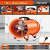 16-inch Portable High-Speed Axial Flow Exhaust Fan CN Plug (adapter Included)
