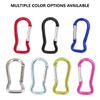 5Pcs Fish Shape Spring Snap Clip Aluminum Alloy Carabiner Key Rings Clip Outdoor Camping Keyring Hook Easy to Use