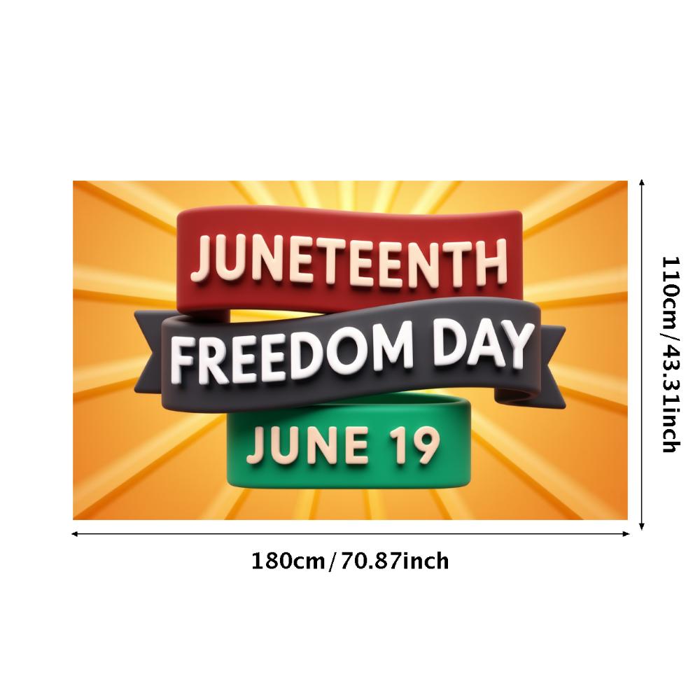 

Decorative Design Holiday Banner Freedom Day Banner Party Banner for Photo Shoot Holiday Celebration Event Celebration