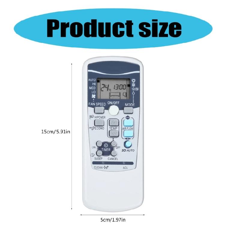 Home Appliance Supplies Air Conditioning Remote Controller LCD Remote Control for RKX502A001 RKX502A001B RKX502A001G