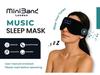 Bluetooth 5.3 Music Eye Mask with Stereo Sound and Light Blocking for Sleep Aid and Eye Protection.