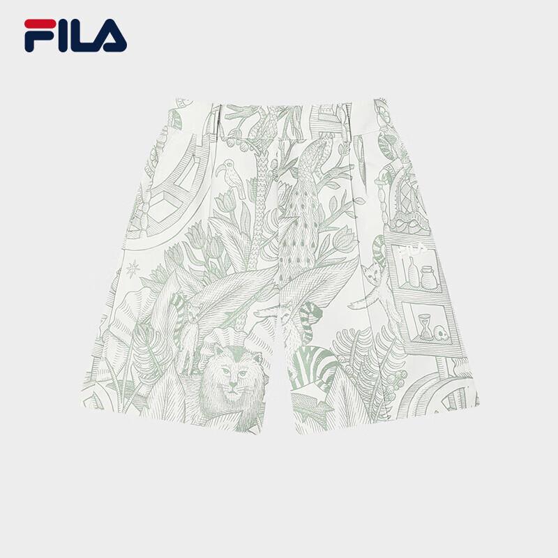 FILA Women s All-over Print Loose Bermuda Shorts S