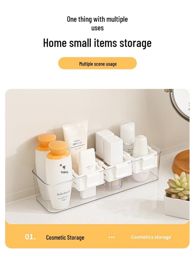 Retractable Fridge Door Organizer: Multi-Use Seasoning Divider & Anti-Tip Shelf