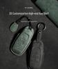 Suede Leather Key Case for Aion Aino S with V-Buckle