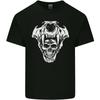 Viking Skull With Valknut Symbol Unisexs Light Cotton TShirt