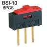 5PCS Mini 2 Position 3 Pin DC12V 0.3A BSI-10/BSI-10H Toggle Switch Slide Switch 1P2T