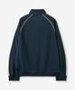 SATUR Lawton Stitch Track Zip-Up Jacket Navy
