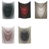 110 x 110 cm Gradient Square Scarf Large Size Turban Headscarf Elegant Muslim Hijab  Muslim Women