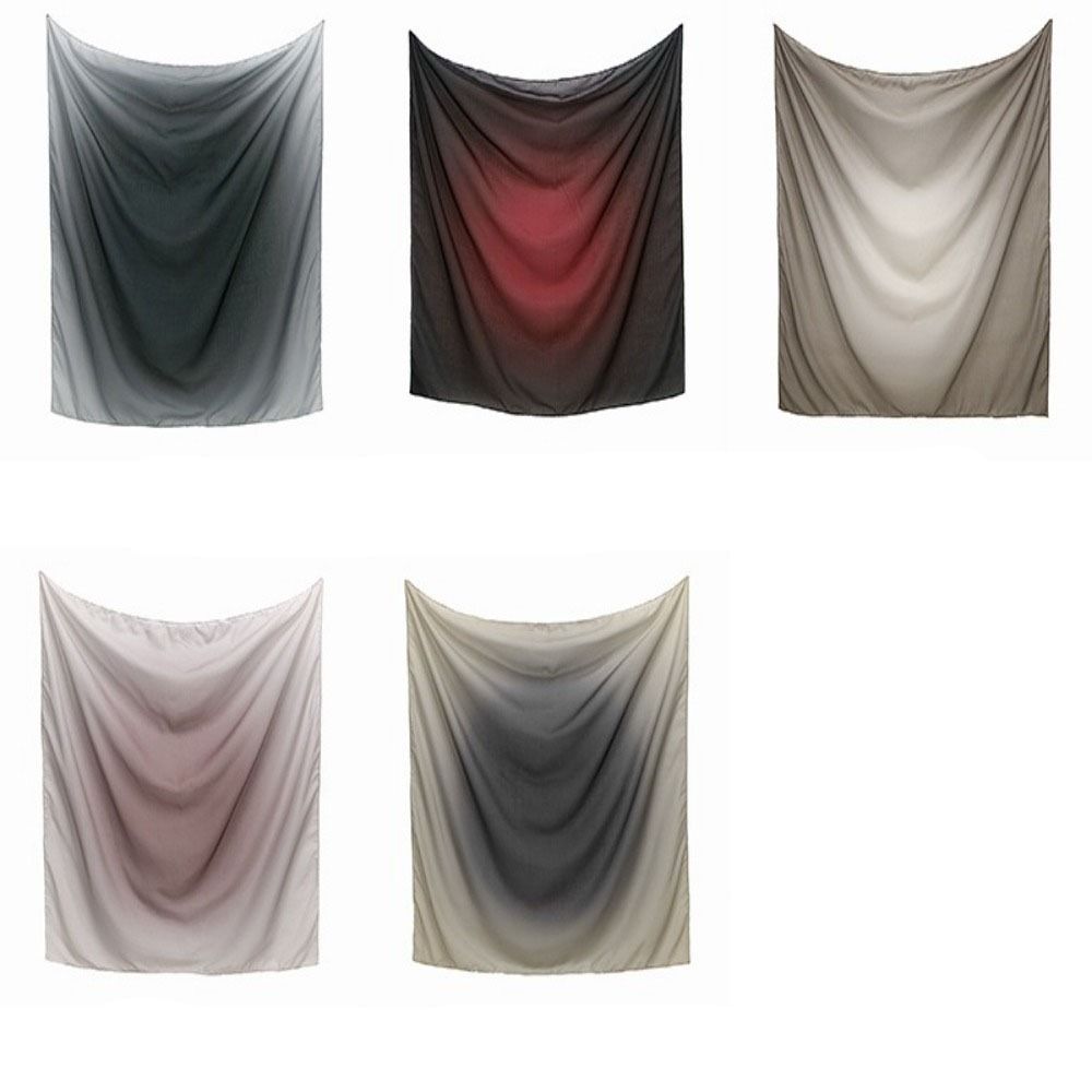 110 x 110 cm Gradient Square Scarf Large Size Turban Headscarf Elegant Muslim Hijab Muslim Women