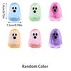 10 / 20pcs Luminous Multicolor Halloween Mini Resin Ghost Glow in The Dark Miniature Ghost Figurines Tiny Ghost Ornaments