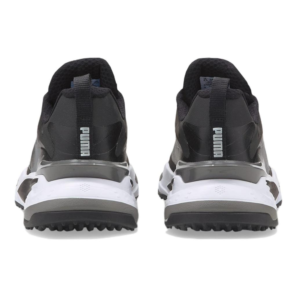 Puma Gs-Fast Leather Mid-Top Golf Shoes Women Sneakers Black 376584-03