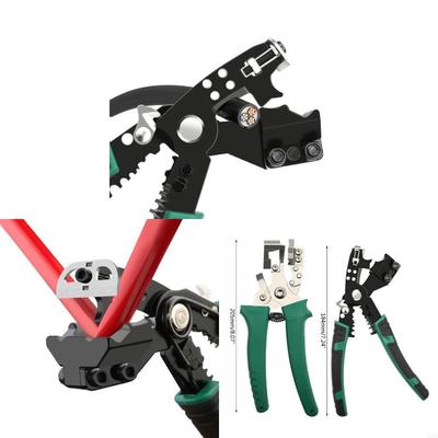 H7EE Wire Cutter Terminal Crimper Professional Electrician Wire Stripping Pliers