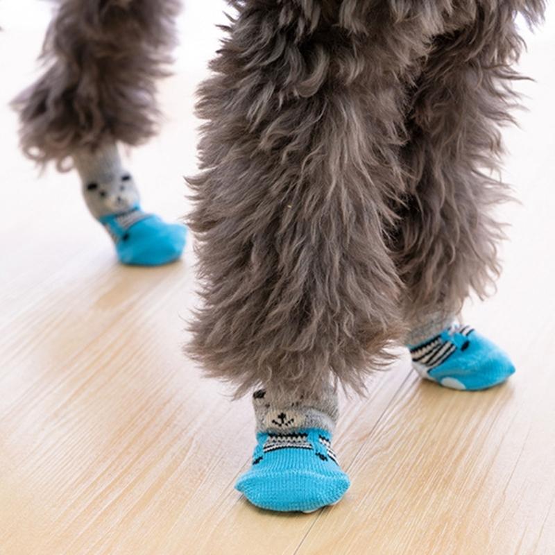 Cat Socks Pet Outdoor Shoes Dog Socks For Large Dogs Non-slip Pet Dog Socks