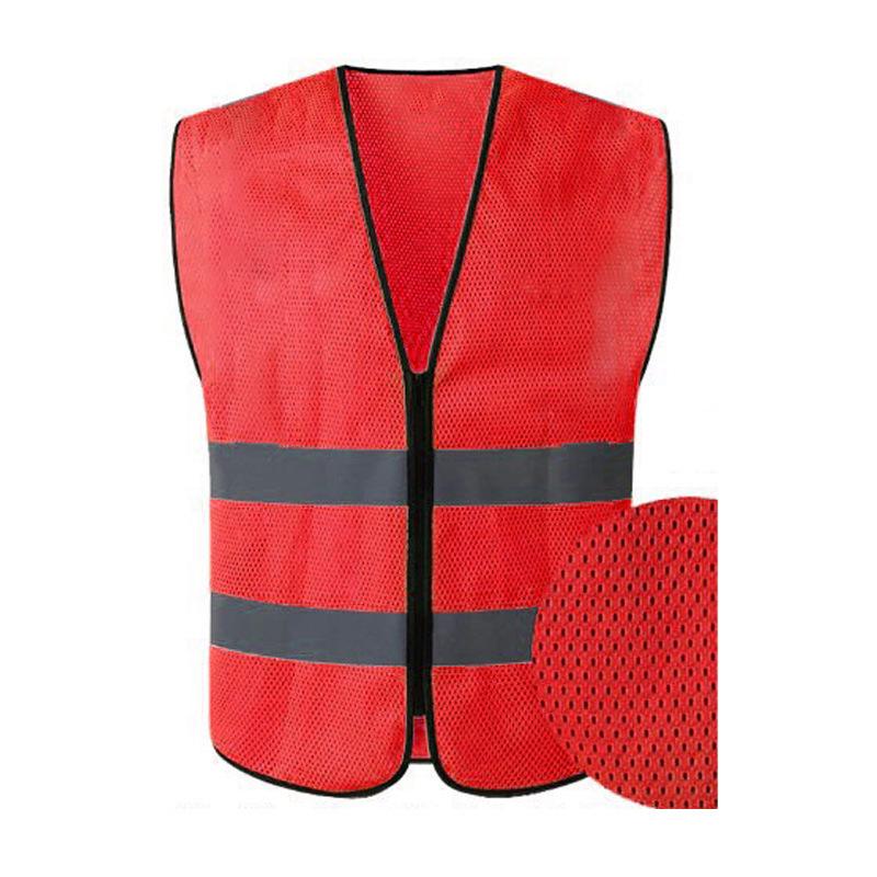 Reflective Multi-Pocket Safety Vest for Traffic, Construction, Cycling, and Sanitation.
