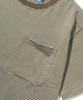 GORDON MILLER Short Sleeve Border Pocket L Size Dark Brown 1750822 Men's T-Shirt