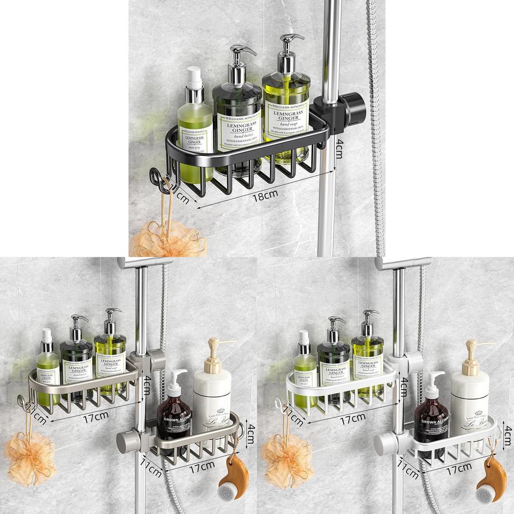 Bathroom Storage Organizer With Oxidized Aluminum Shelves For Modern Home Use