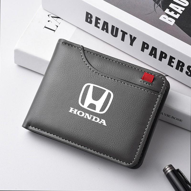 Car Driver License Bag Driving Credit Card Documents Wallet Holder For Honda Mugen Power Civic Accords CRV Hrv Jazz CBR VTEC VFR FL3