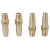 Brass Material High Pressure Cutting Nozzle Brass Water Jet Nozzle  Paper Mill Trimming