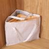 Multifunctional Triangular Space Saving Hanger Organizer Bag with Handle Waterproof Portable Storage for Clothes