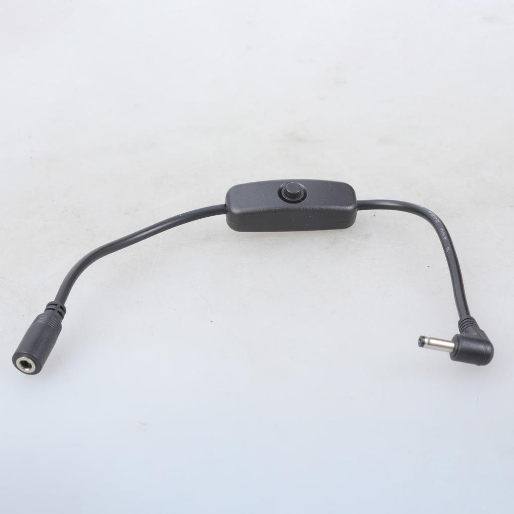 Female to Male 3.5mmx1.35mm Cable Power Cord with Switch Extension Power Cord for Camera LED Strips Fan Printer