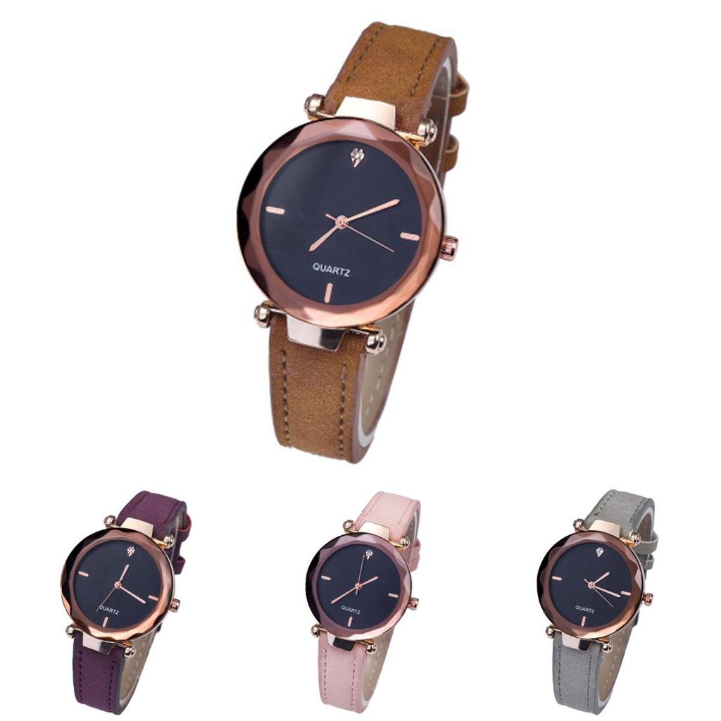 Stylish Ladies' Round Dial Wrist Watch With Chic Design And Adjustable Pin Buckle