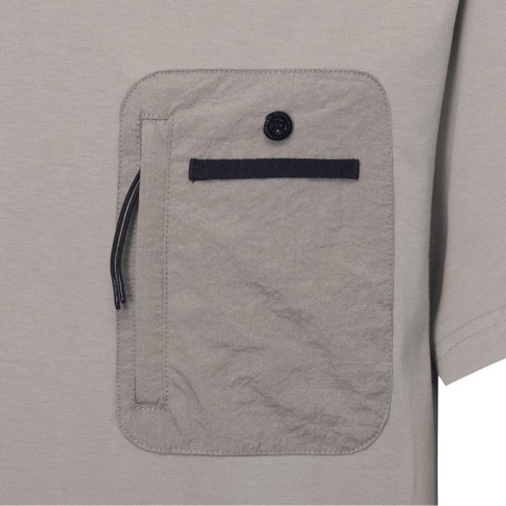 Mandarina Duck Men S PockeT Hybrid T ShirT Wwe09231