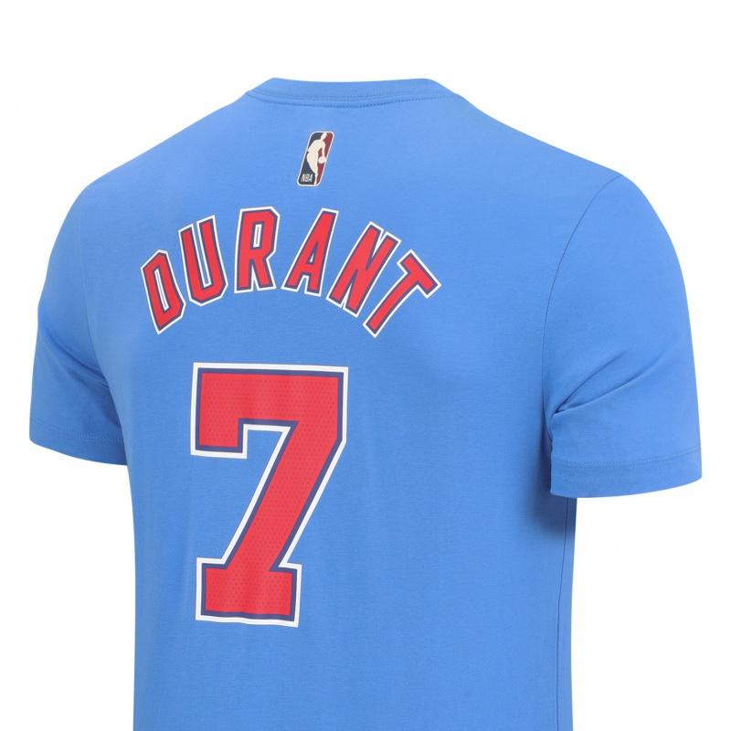 Nike Kevin Durant Brooklyn Nets Classic Sports Casual Short-Sleeve T-Shirt Men Tops Blue CT9909-404