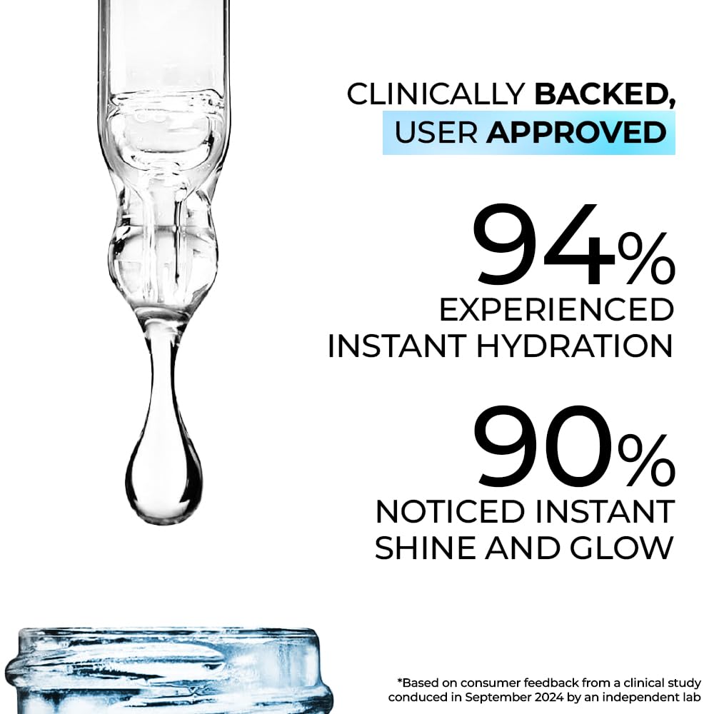 Streax Serum Hydrate & Shine Face Serum 30ml for Brightening Instant Glow and 48Hr Hydration for All Skin Types