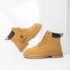 Herrenstiefel Frühling und Herbst Outdoor Freizeitstiefel Arbeitsstiefel Mode Vielseitig Weiche Sohle Komfort Lederstiefel Hohe Stiefel