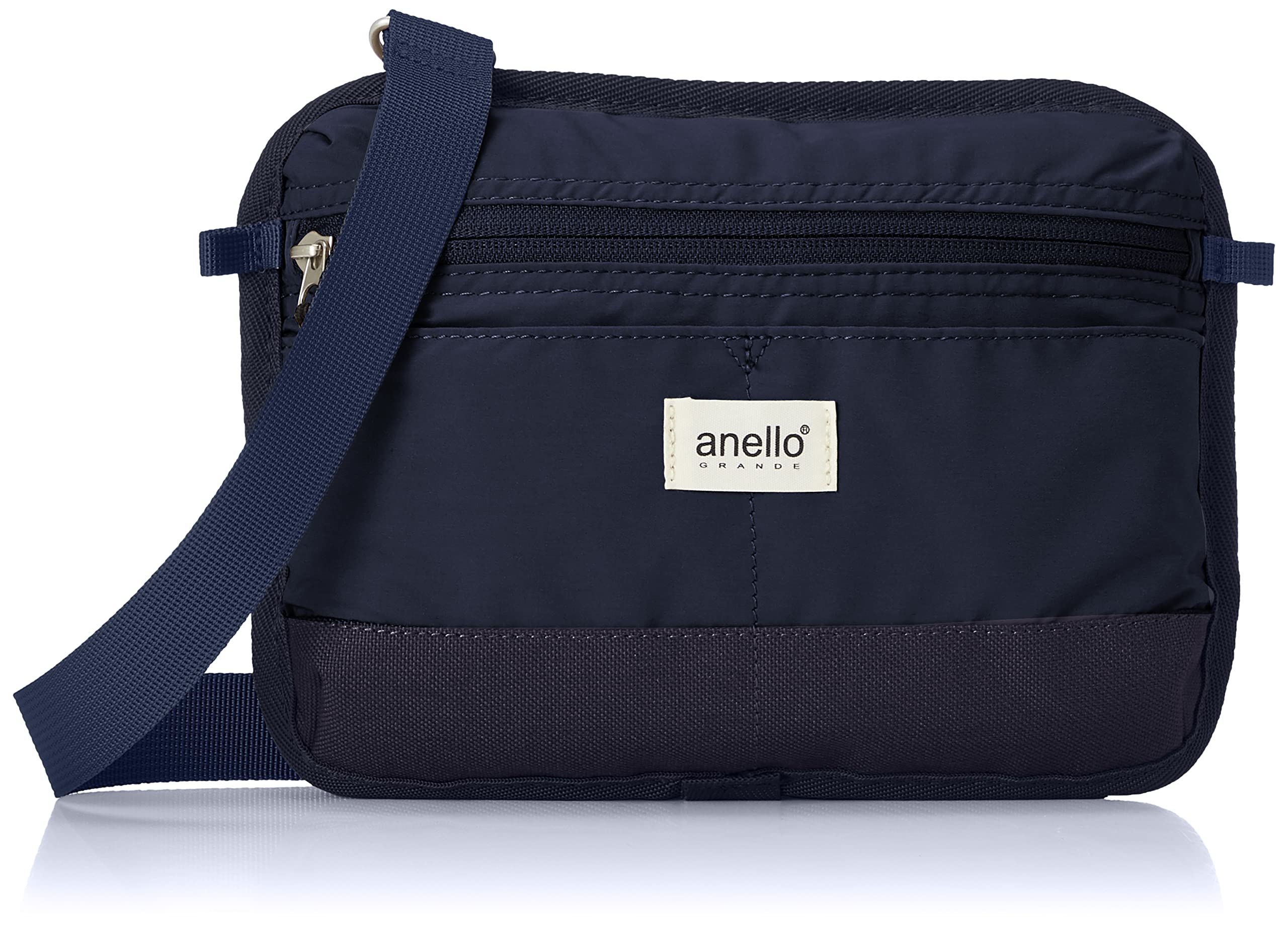 

Мини наплечная сумка для воды Migaru темно-синяя [Anello Grande], кроссбоди, легкая, водоотталкивающая, GTM0435,