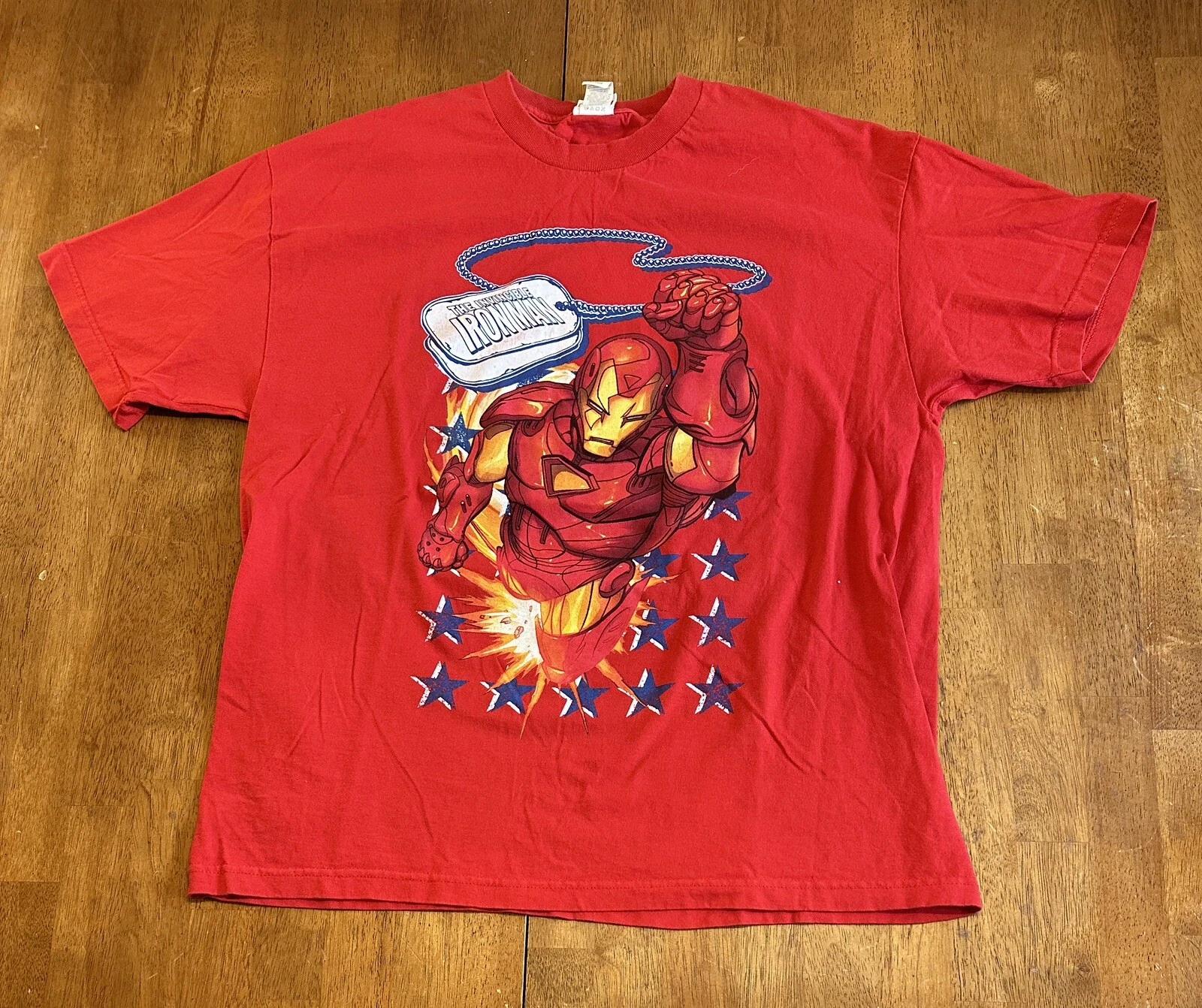 The Invincible Iron Man Marvel T Shirt XL L